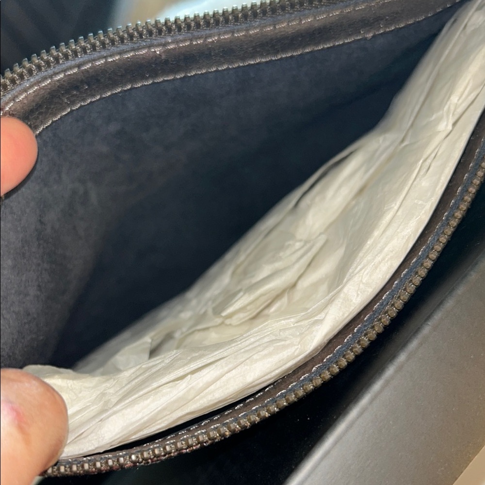 NIB Marc Jacobs Silver Textured Bag - Picture 3 of 4